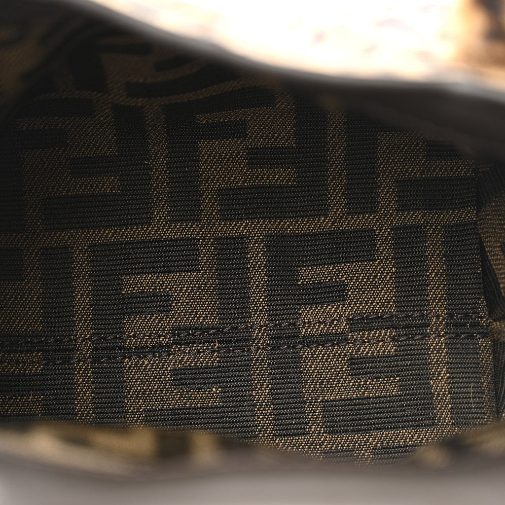 Cavallino Vitello Leopard Print Mini Spy Bag Marrone