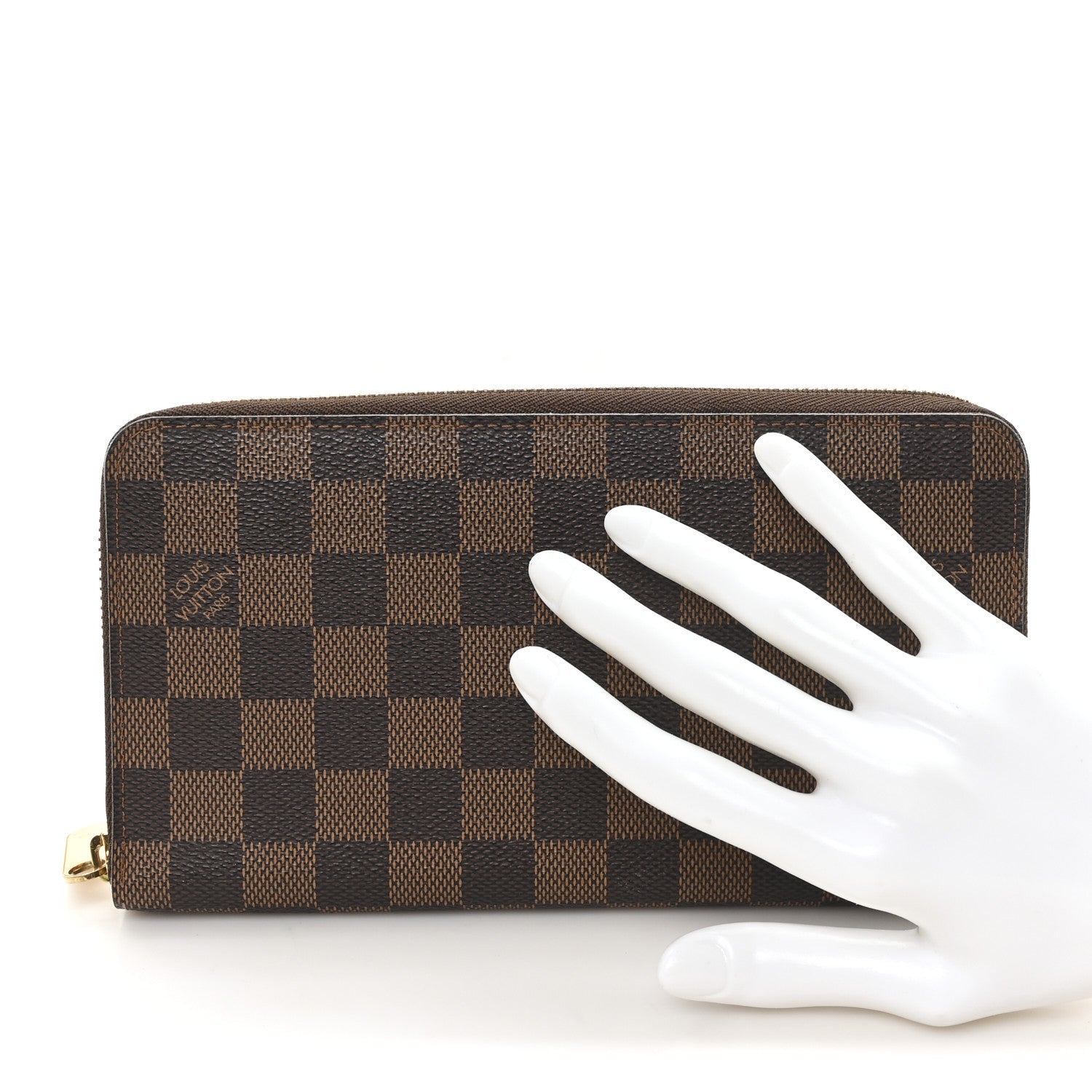 Damier Ebene Zippy Organizer Wallet