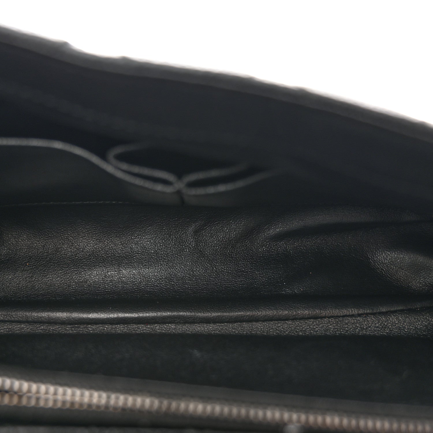 Caviar Lizard Embossed Quilted Small Coco Handle Flap Black