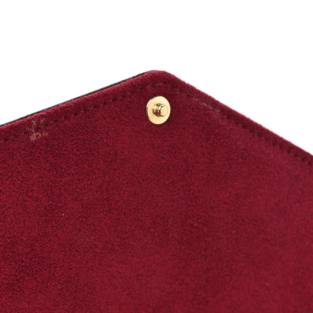Monogram Pochette Felicie Chain Wallet Fuchsia