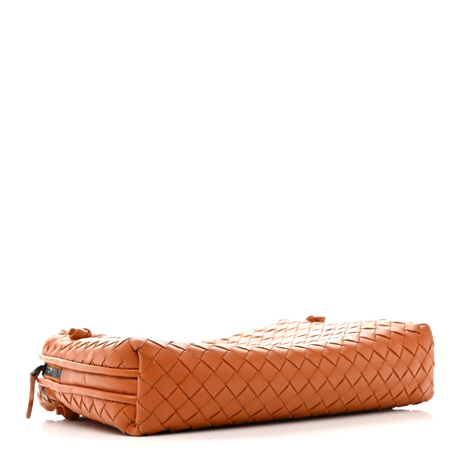 Nappa Intrecciato Nodini Crossbody Messenger Noce