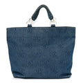 Denim Large CC Tote Dark Navy Blue