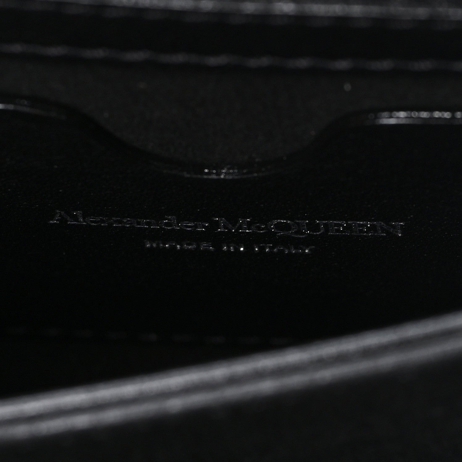 Calfskin Quilted Graffiti Knuckle Shoulder Bag Black