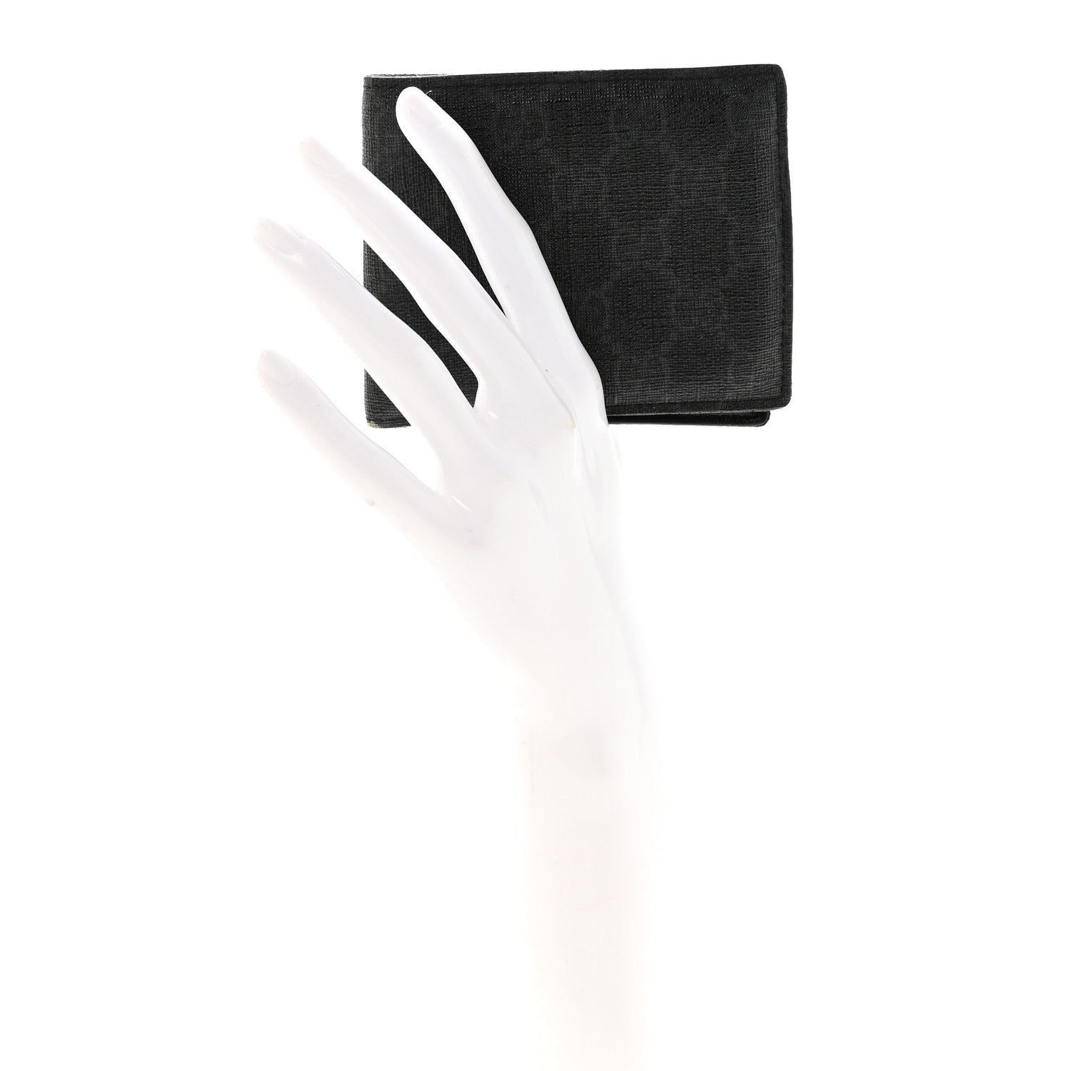 GG Supreme Monogram Bi-Fold Wallet Black
