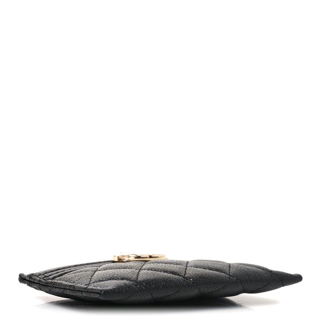 Caviar Quilted Boy  Holder Black