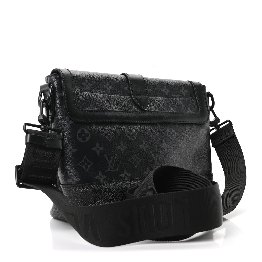 Monogram Eclipse Saumur Messenger NV Black