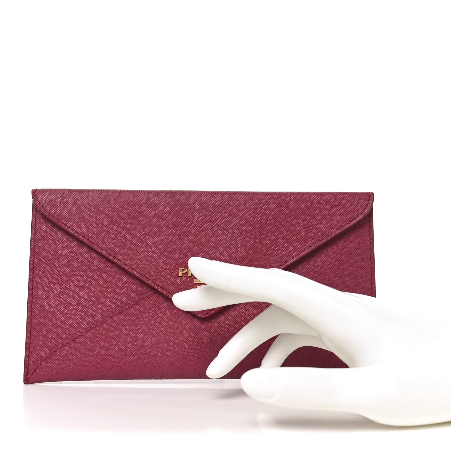 Saffiano Metal Envelope Wallet Ibisco
