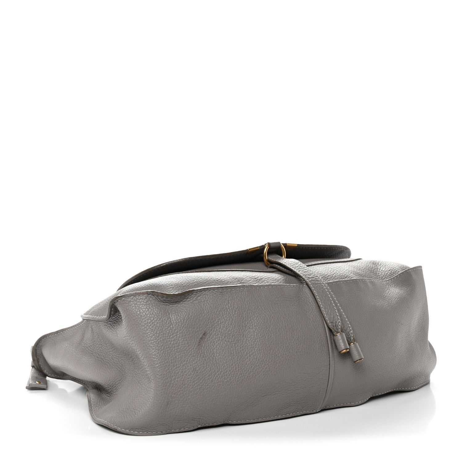 Calfskin Large Marcie Satchel Cashmere Grey
