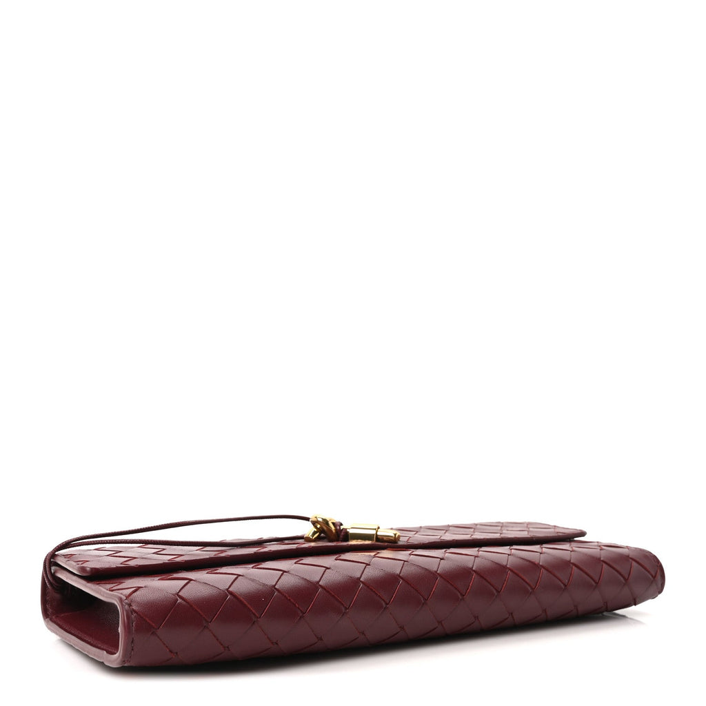 Nappa Intrecciato Long Andiamo Top Handle Clutch Barolo