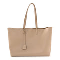 Calfskin Large Shopping Tote Dark Beige