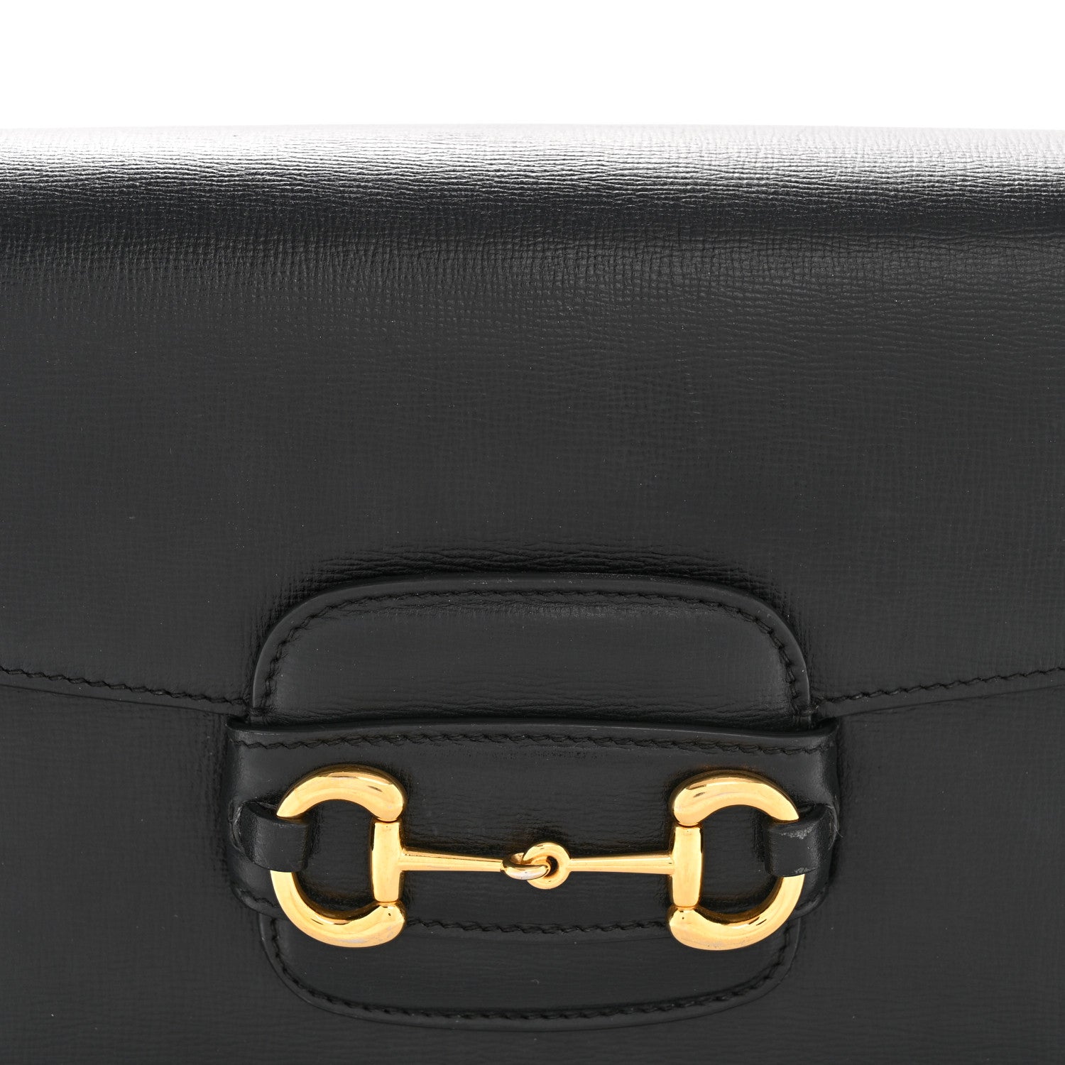 Azalea Calfskin Horsebit 1955 Shoulder Bag Black