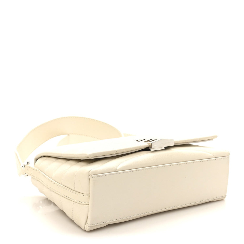 Calfskin Quilted Small 4G Shoulder Bag Ivory