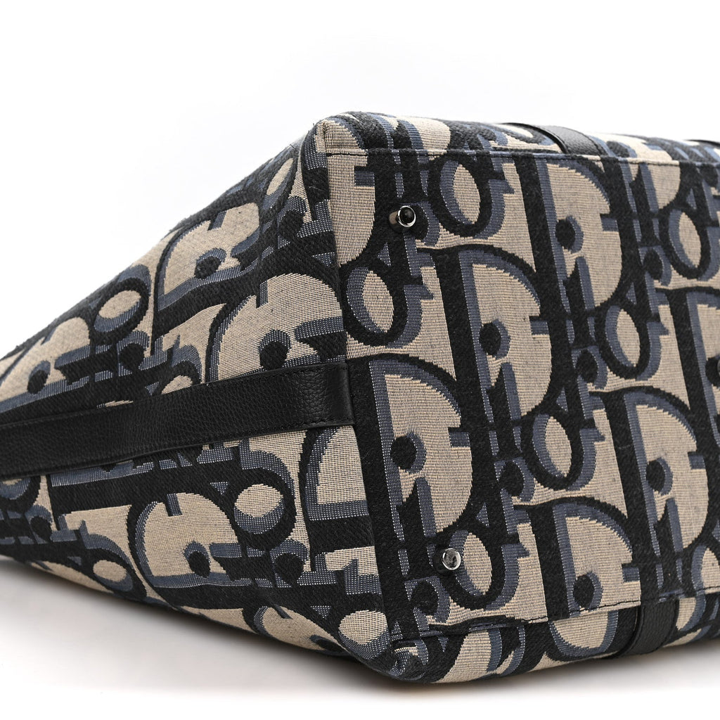 Maxi Oblique Jacquard Weekender 40 Beige Black