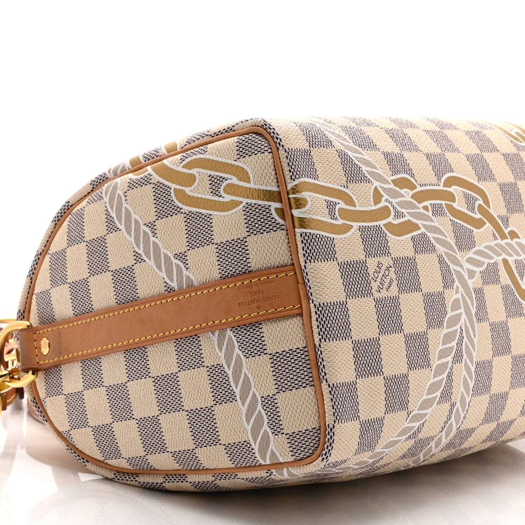 Damier Azur Nautical Speedy Bandouliere 25