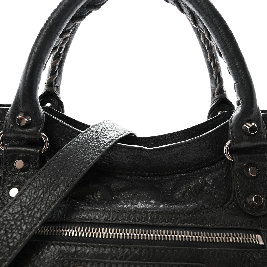 Agneau Classic Silver Hardware City Gris Fossile