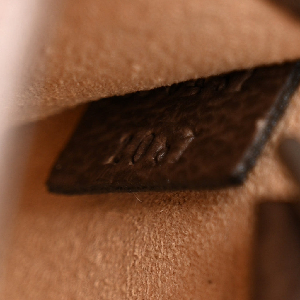 Monogram Jumbo GG Textured Dollar Calfskin Super Mini Dionysus Shoulder Bag Camel Ebony New Acero