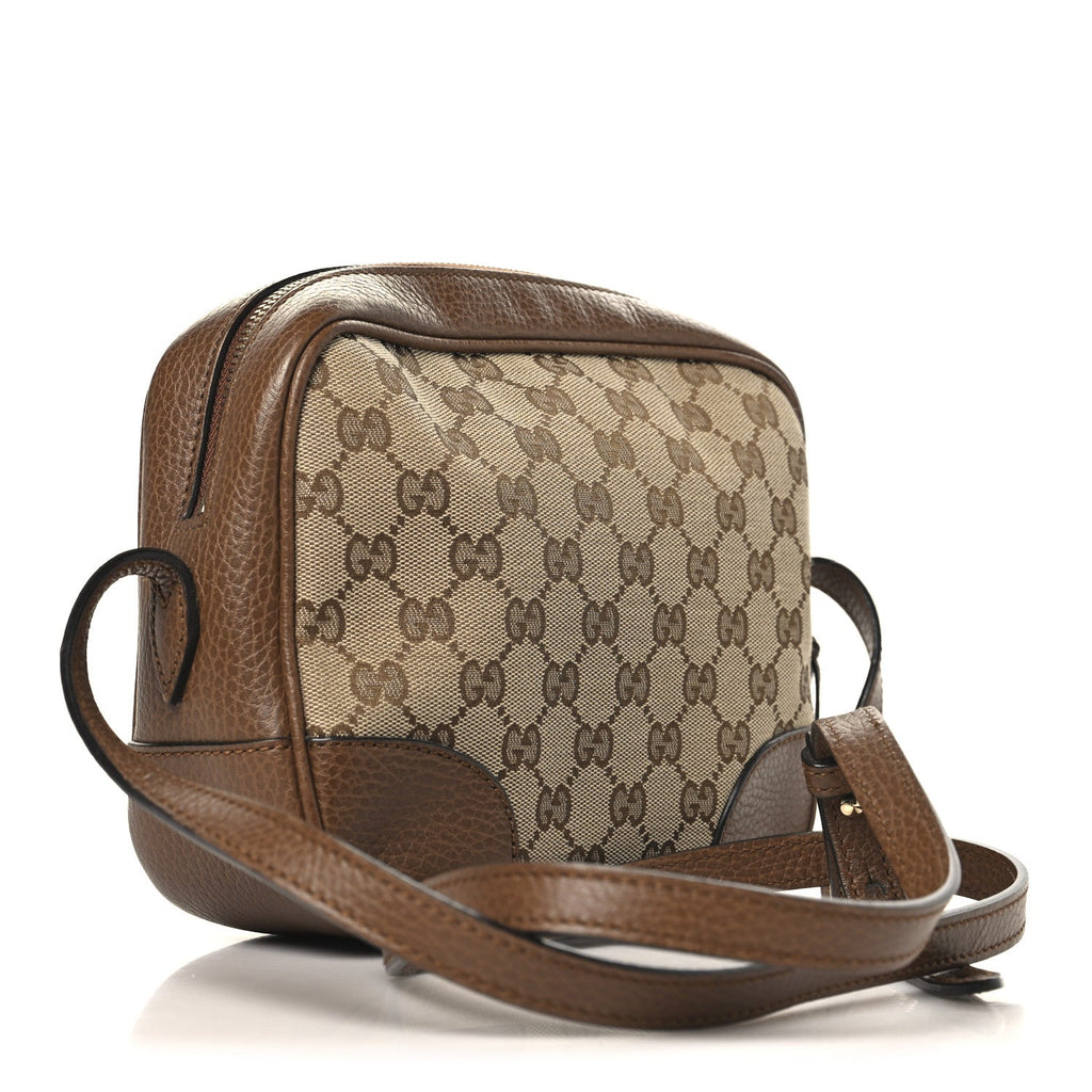 Monogram Mini Bree Messenger Bag Beige Tabacco