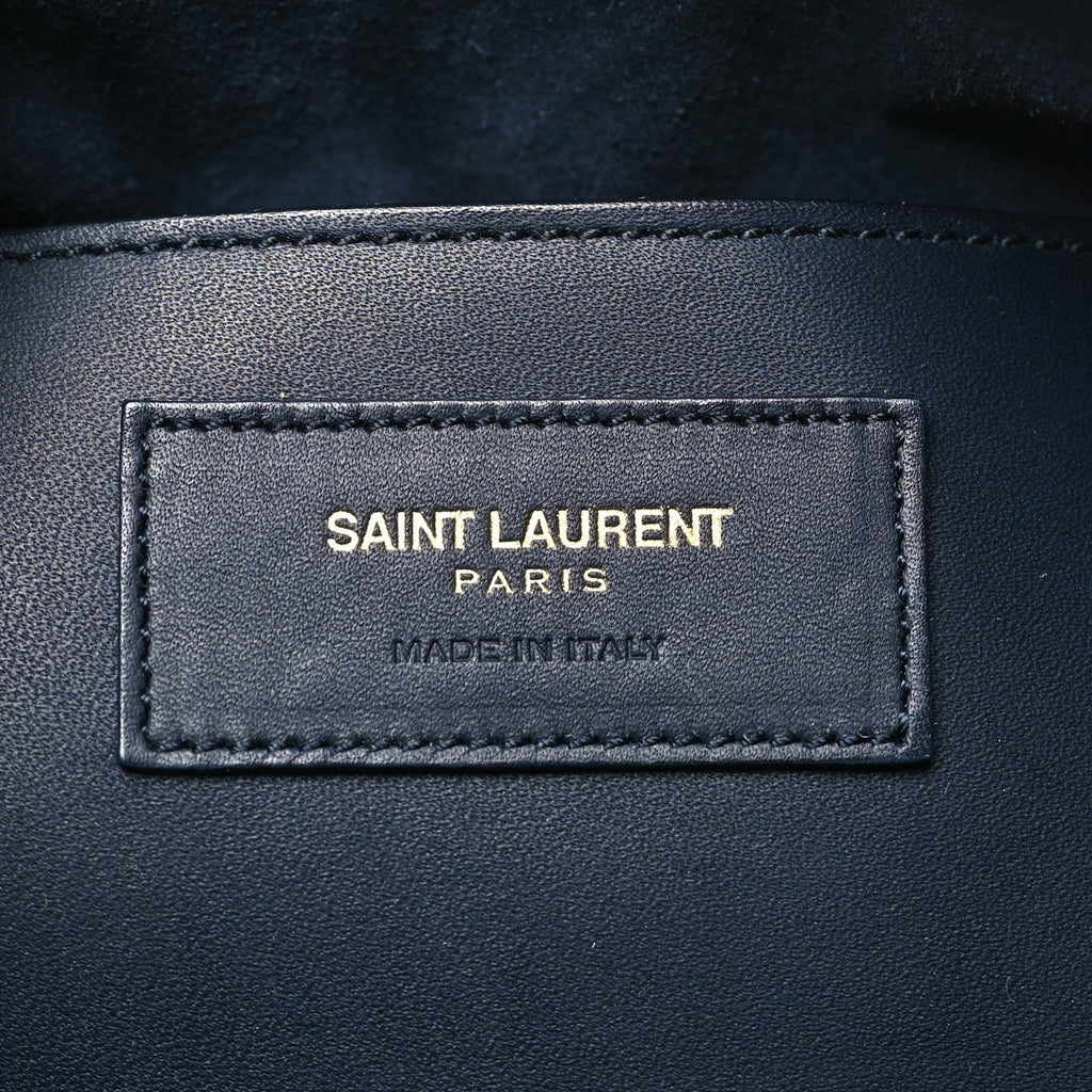 Calfskin Classic Baby Duffle Navy Blue
