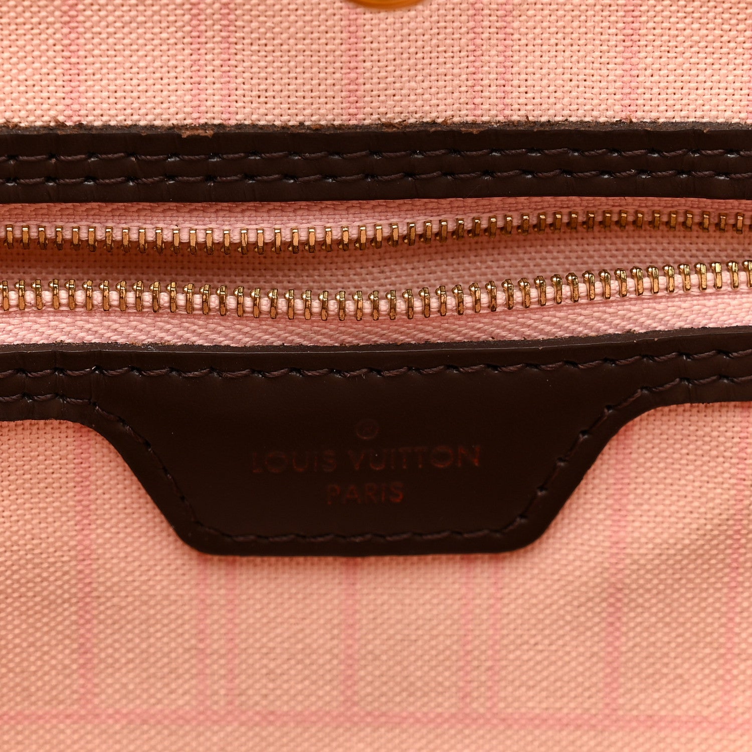 Damier Ebene Neo Neverfull MM Rose Ballerine