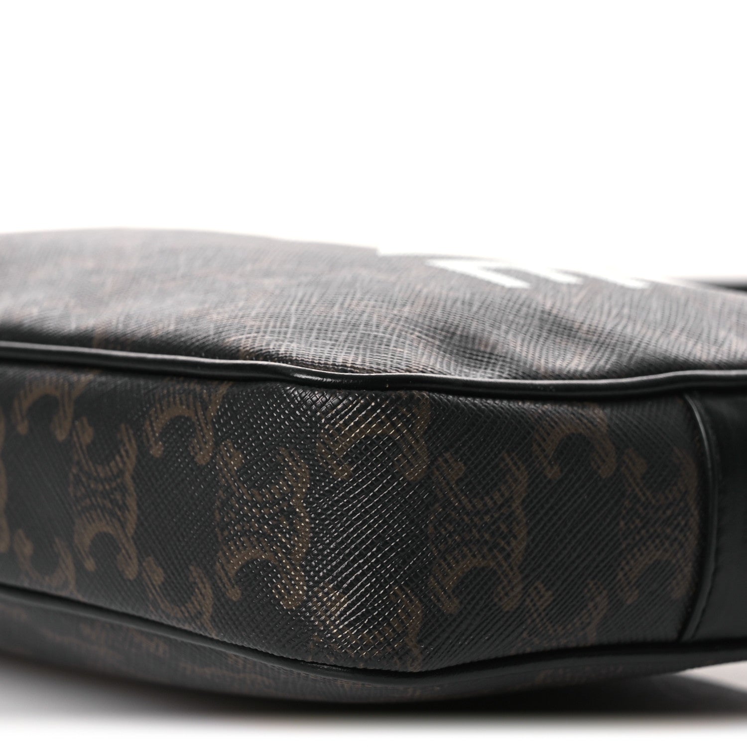 Triomphe Canvas Medium Messenger Bag Black