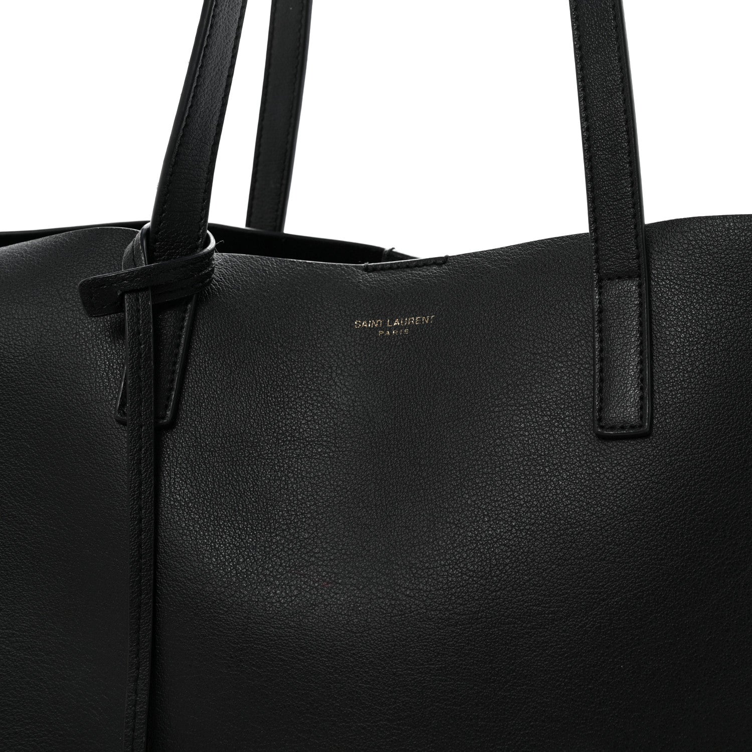 Calfskin Large Shopping Tote Black
