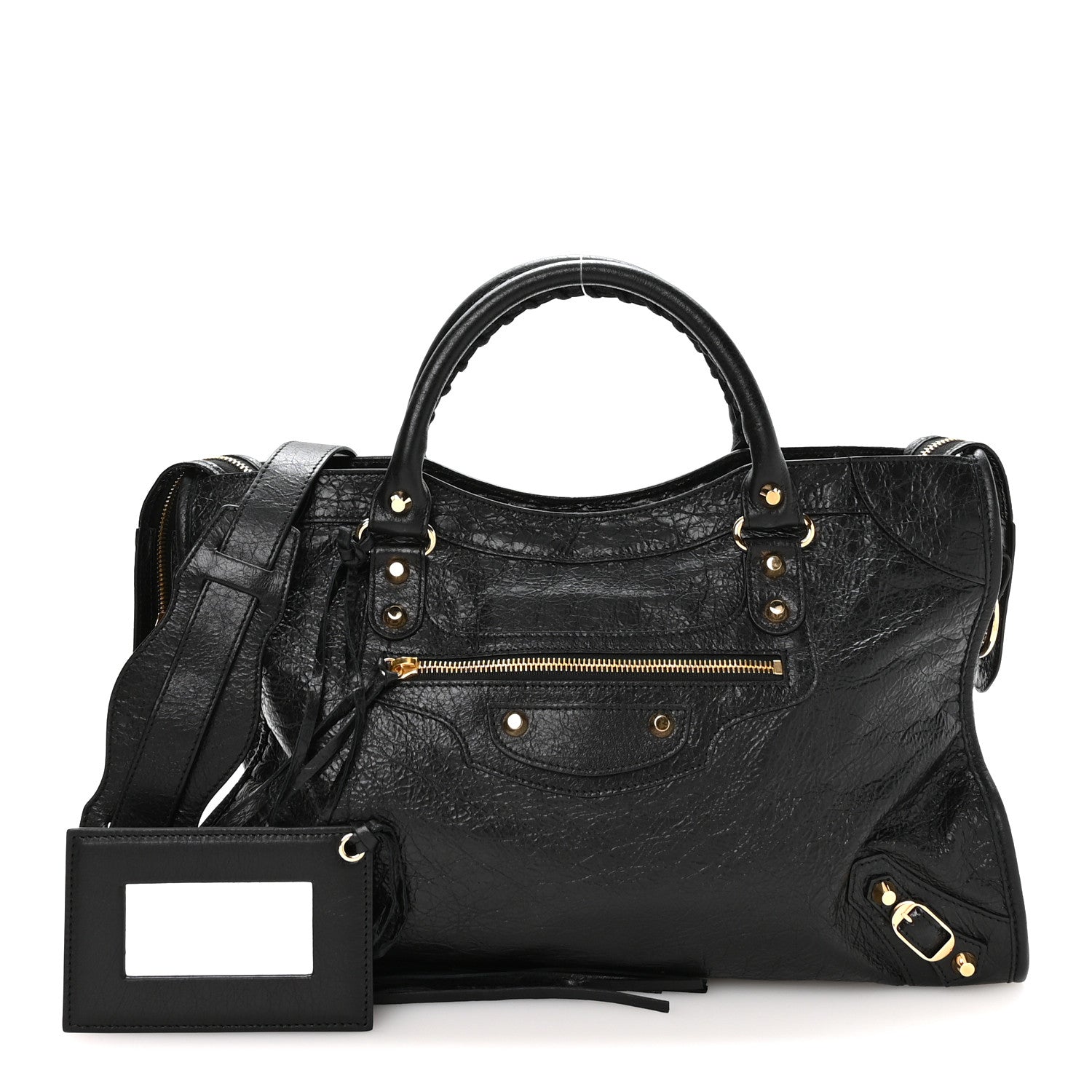 Agneau Classic Gold Hardware City Black