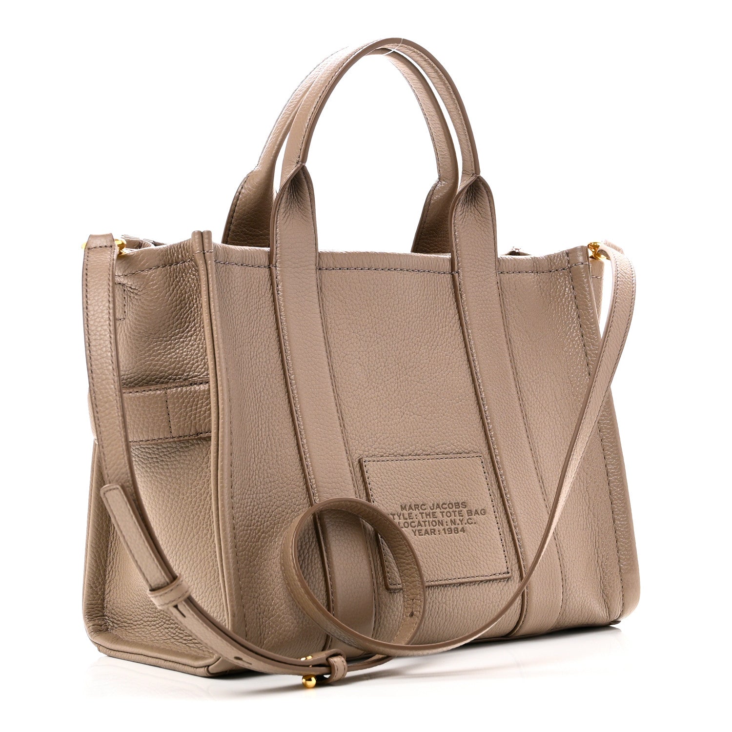 Grained Calfskin Medium The Tote Bag Cement