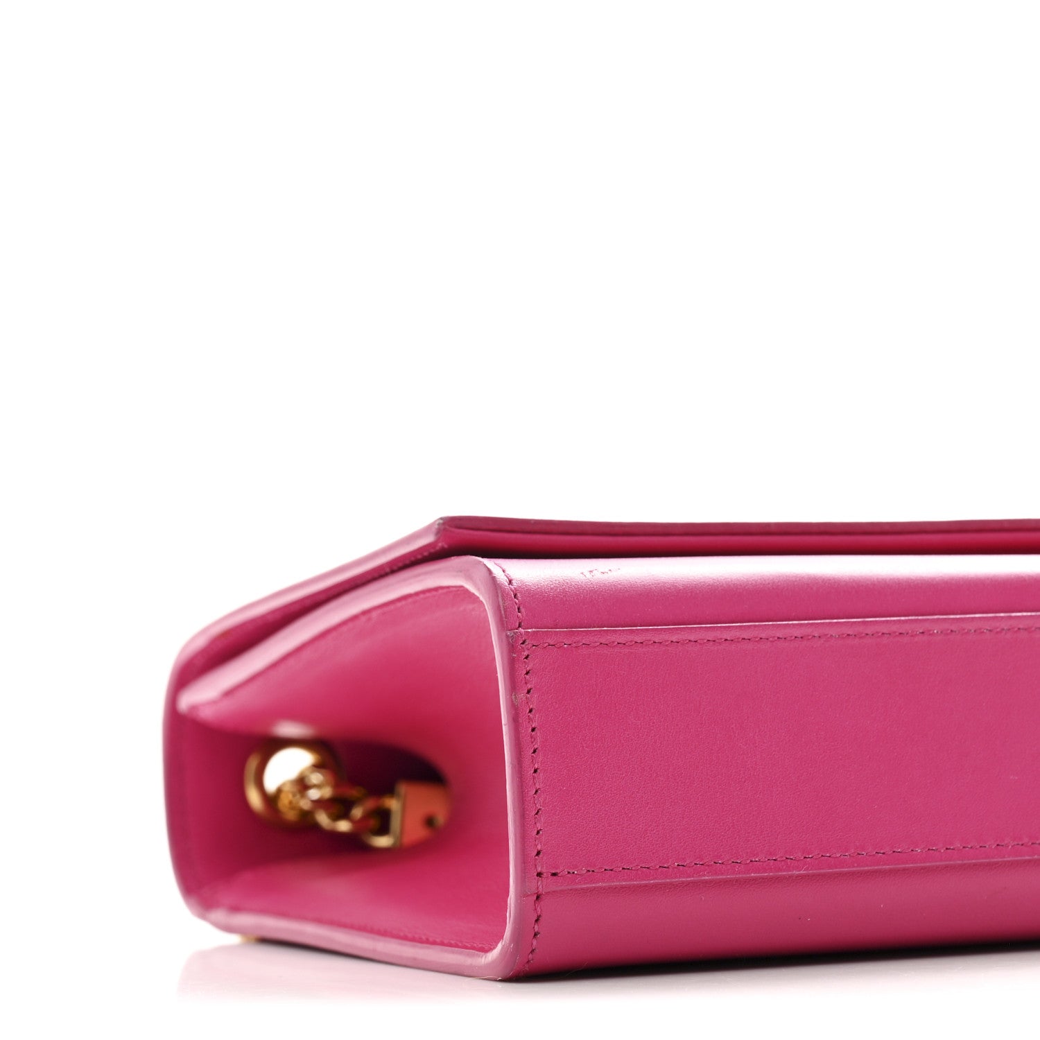Smooth Calfskin Medium Classic Monogram Kate Tassel Satchel Fuchsia
