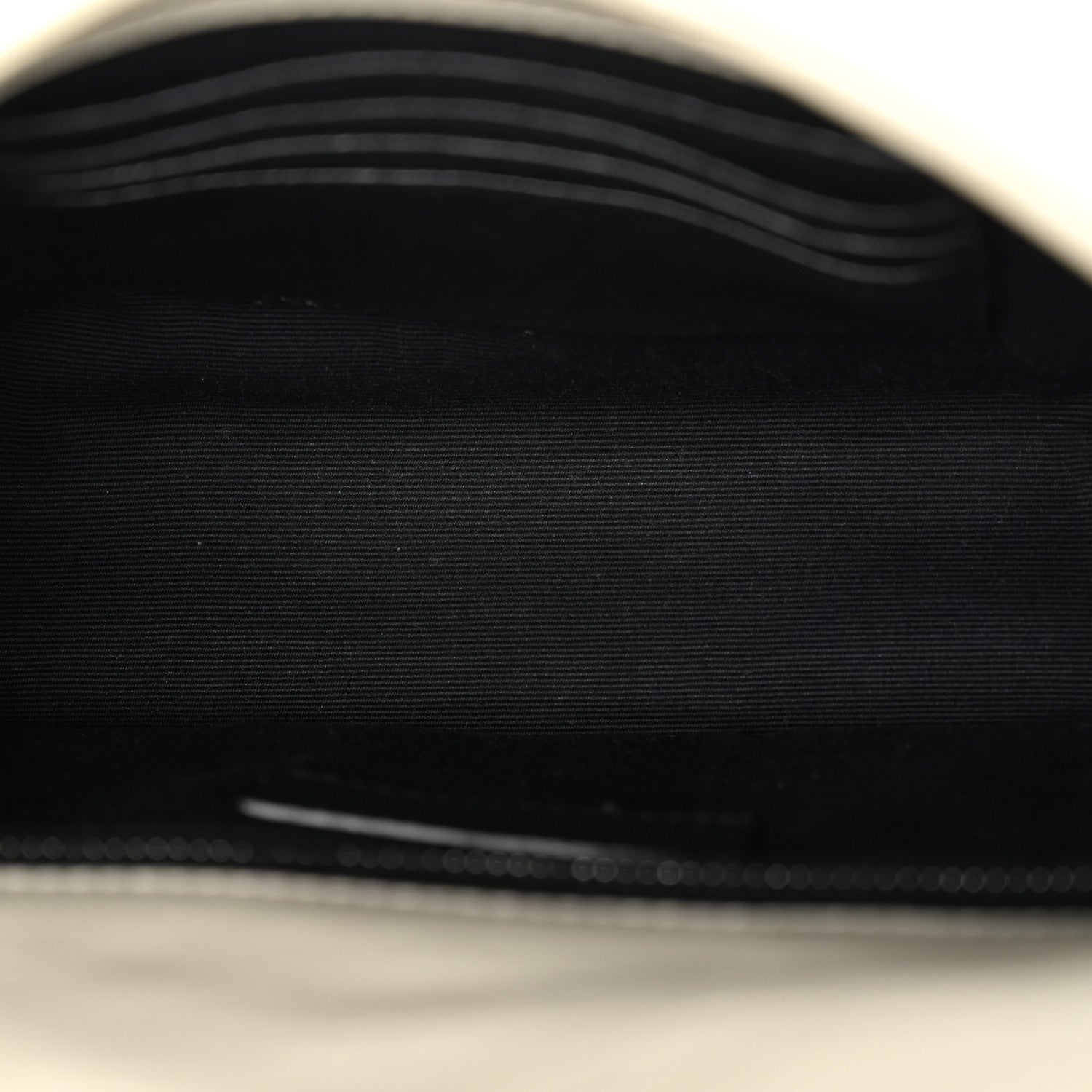 Crinkled Calfskin Matelasse Monogram Niki Chain Wallet Crema Soft