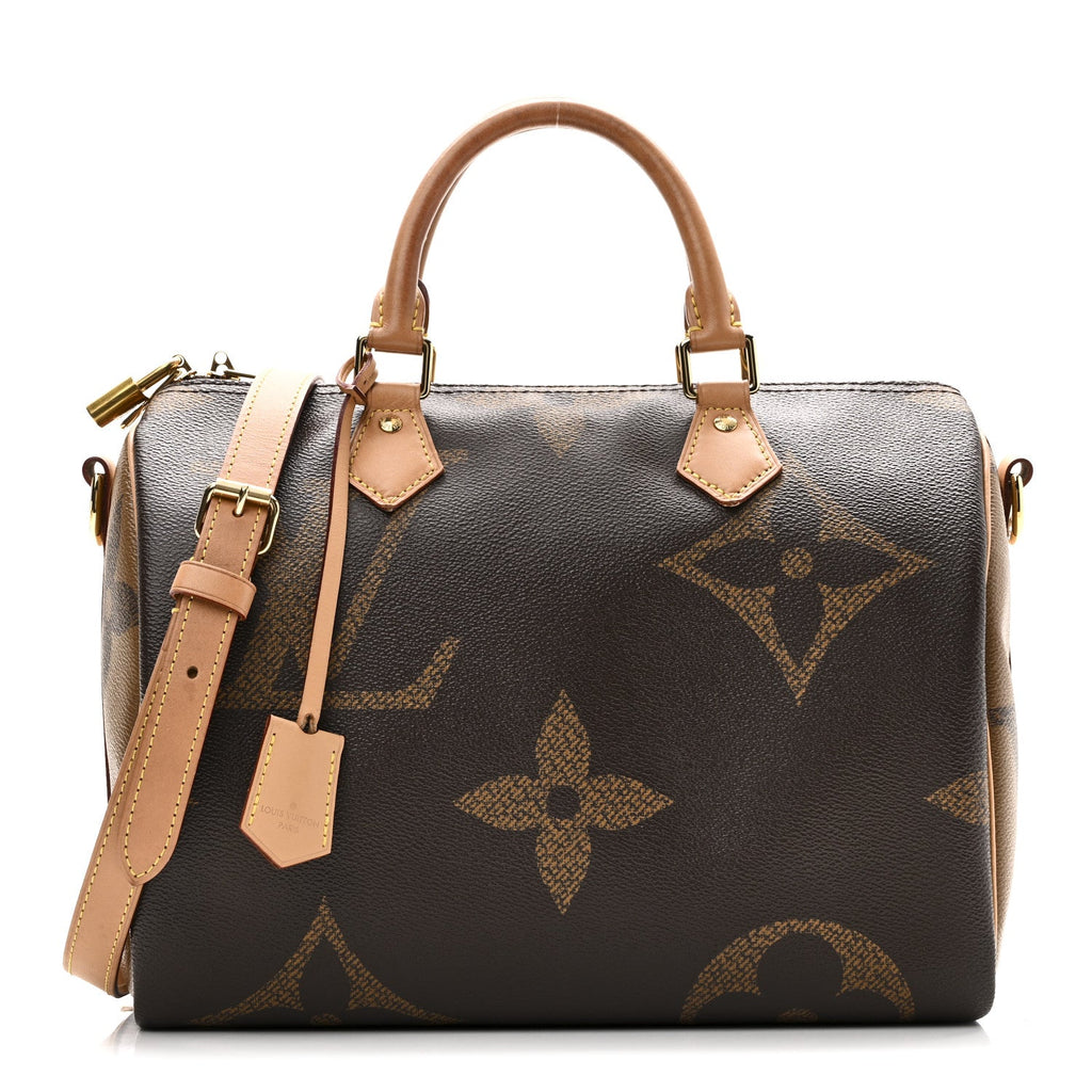 Reverse Monogram Giant Speedy Bandouliere 30