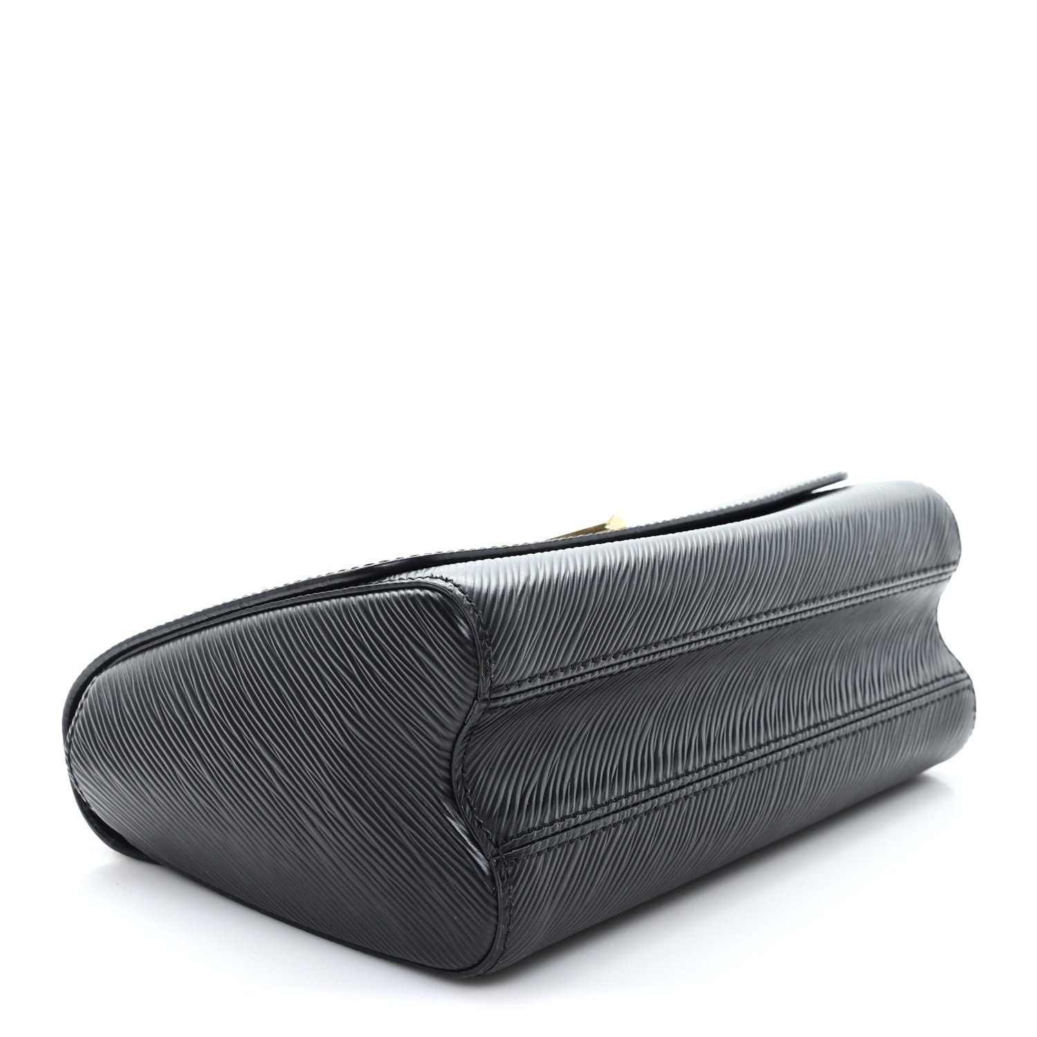 Epi Twist Braided Strap Shoulder Bag MM Black