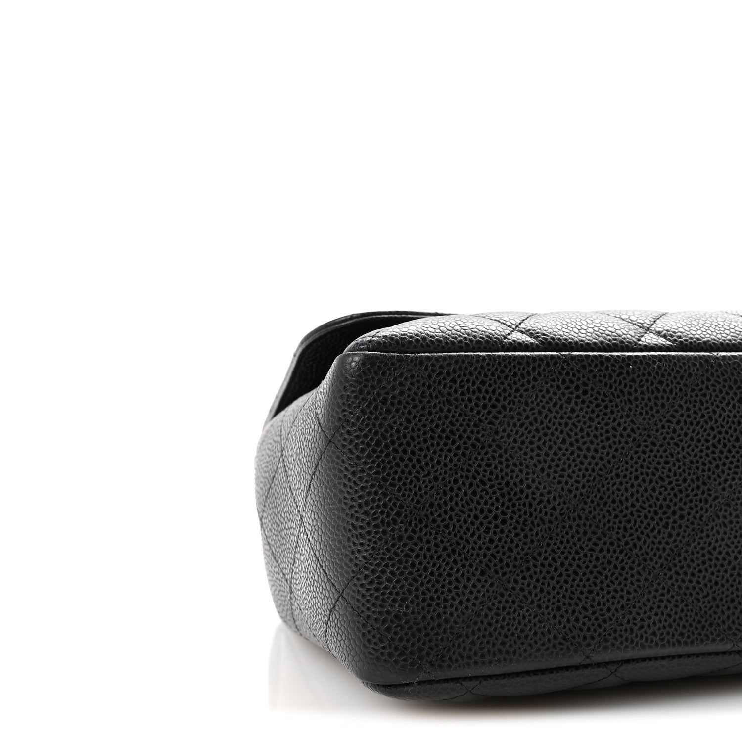 Caviar Quilted Jumbo Single Flap Black