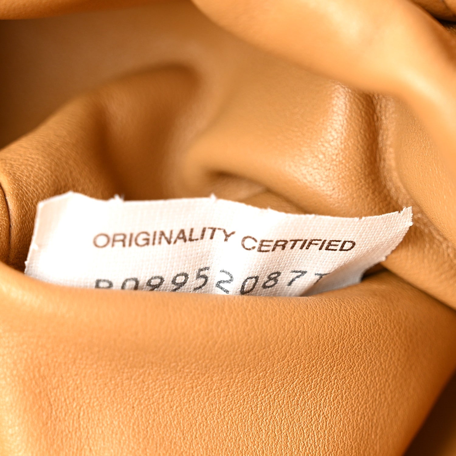 Calfskin Teen Pouch Caramel