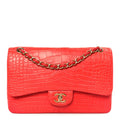 Alligator Jumbo Double Flap Red
