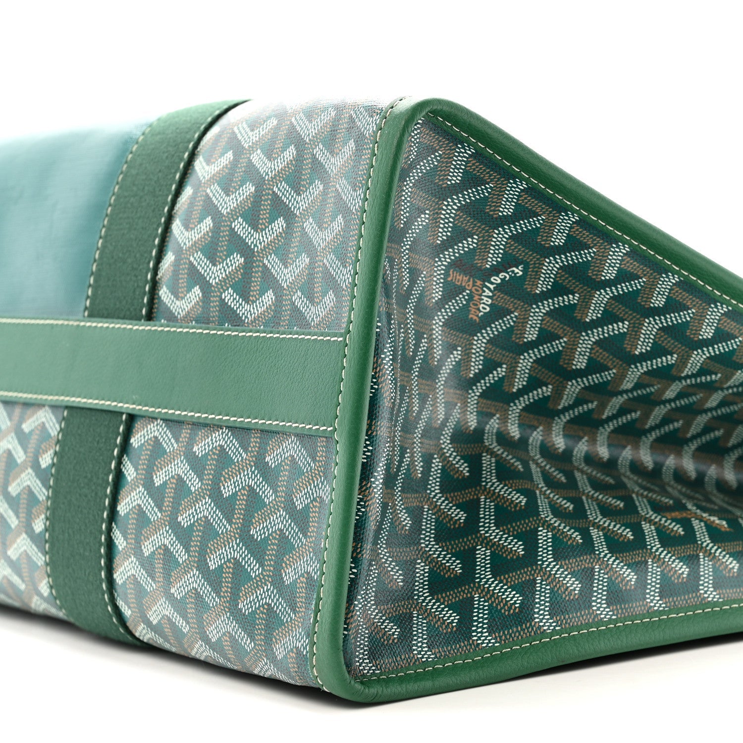 Goyardine Villette MM Tote Green