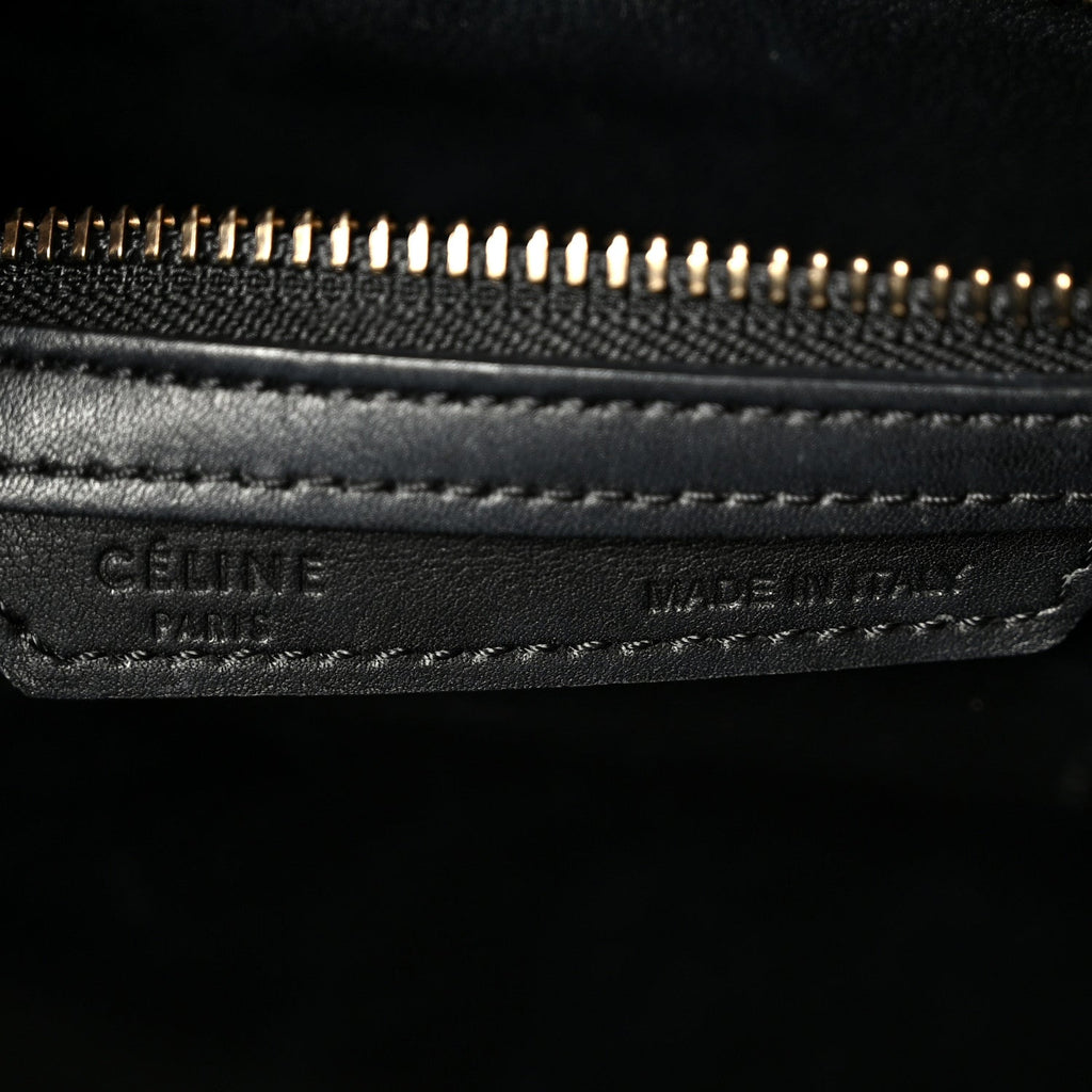 Smooth Calfskin Micro Luggage Black