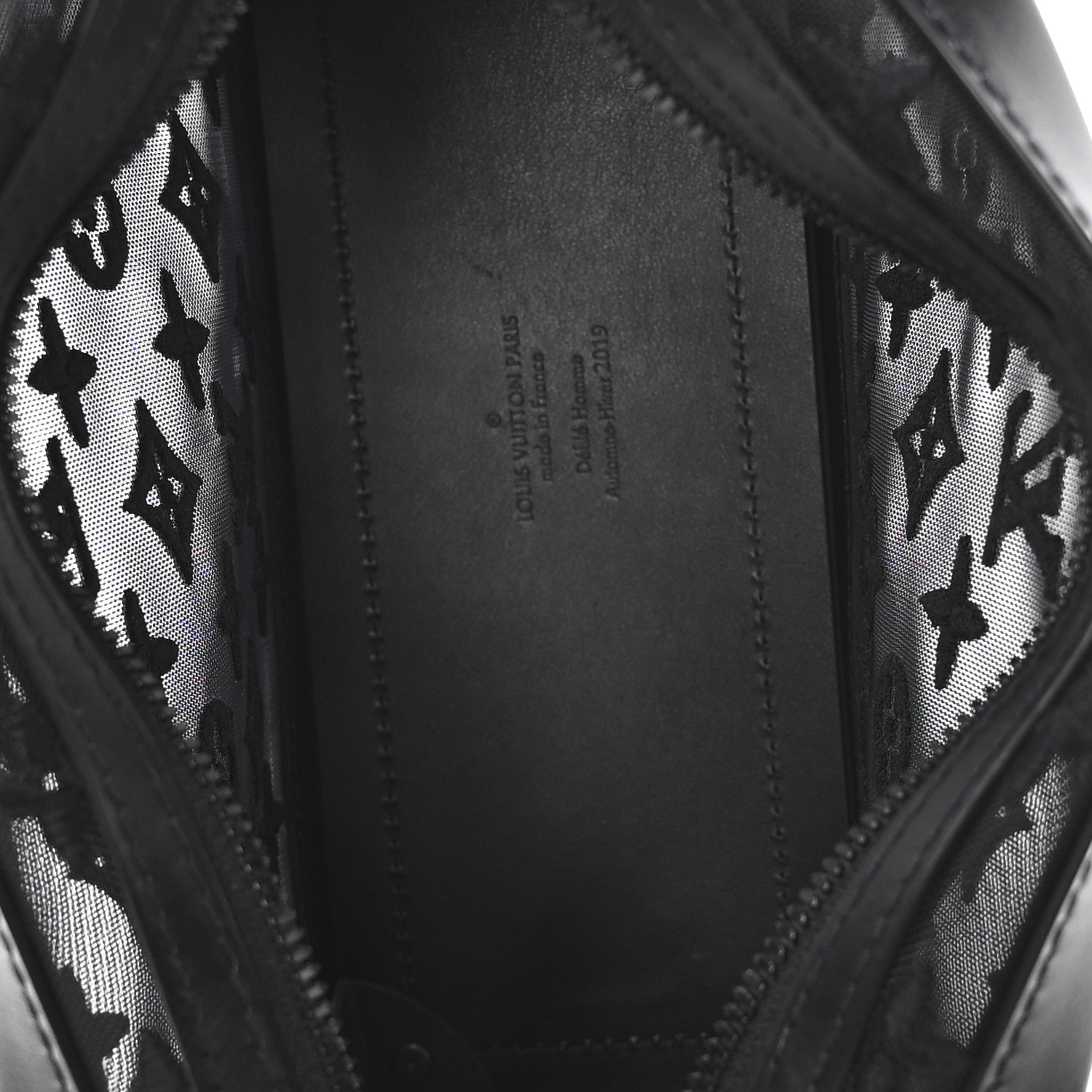 Monogram See Through Soft Trunk Black