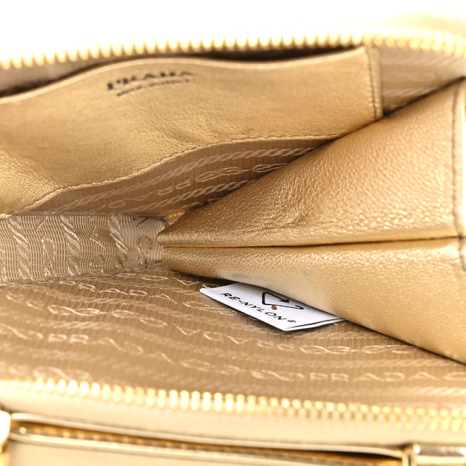 Satin Crystal Mini Triangle Crossbody Pouch Platino