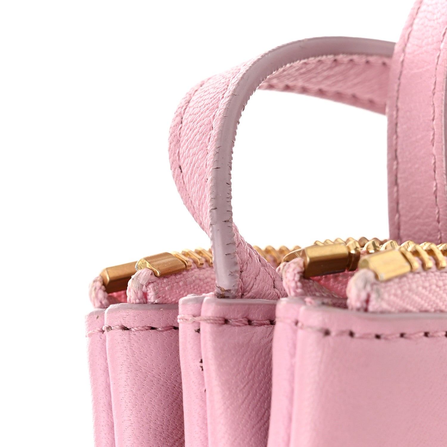 Lambskin Small Trio Crossbody Bag Pink