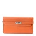 Epsom Kelly Longue Wallet Orange