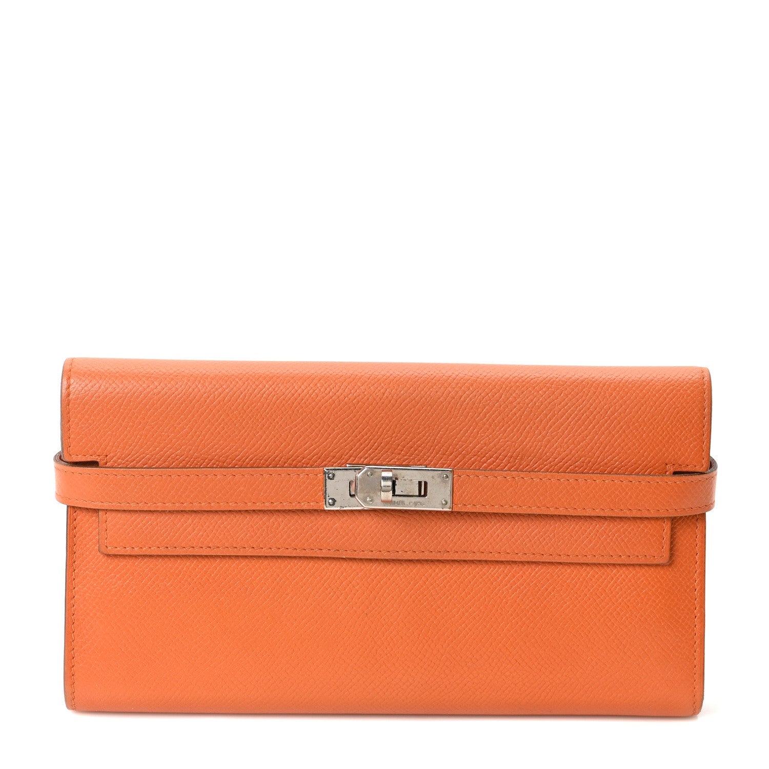 Epsom Kelly Longue Wallet Orange