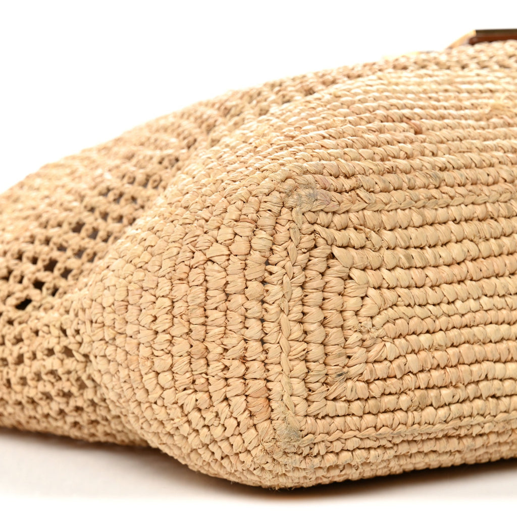 Raffia Icare Shopping Tote Natural