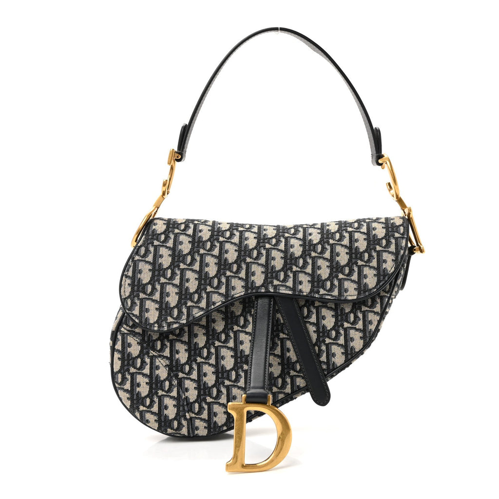 Oblique Saddle Bag Blue
