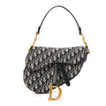 Oblique Saddle Bag Blue