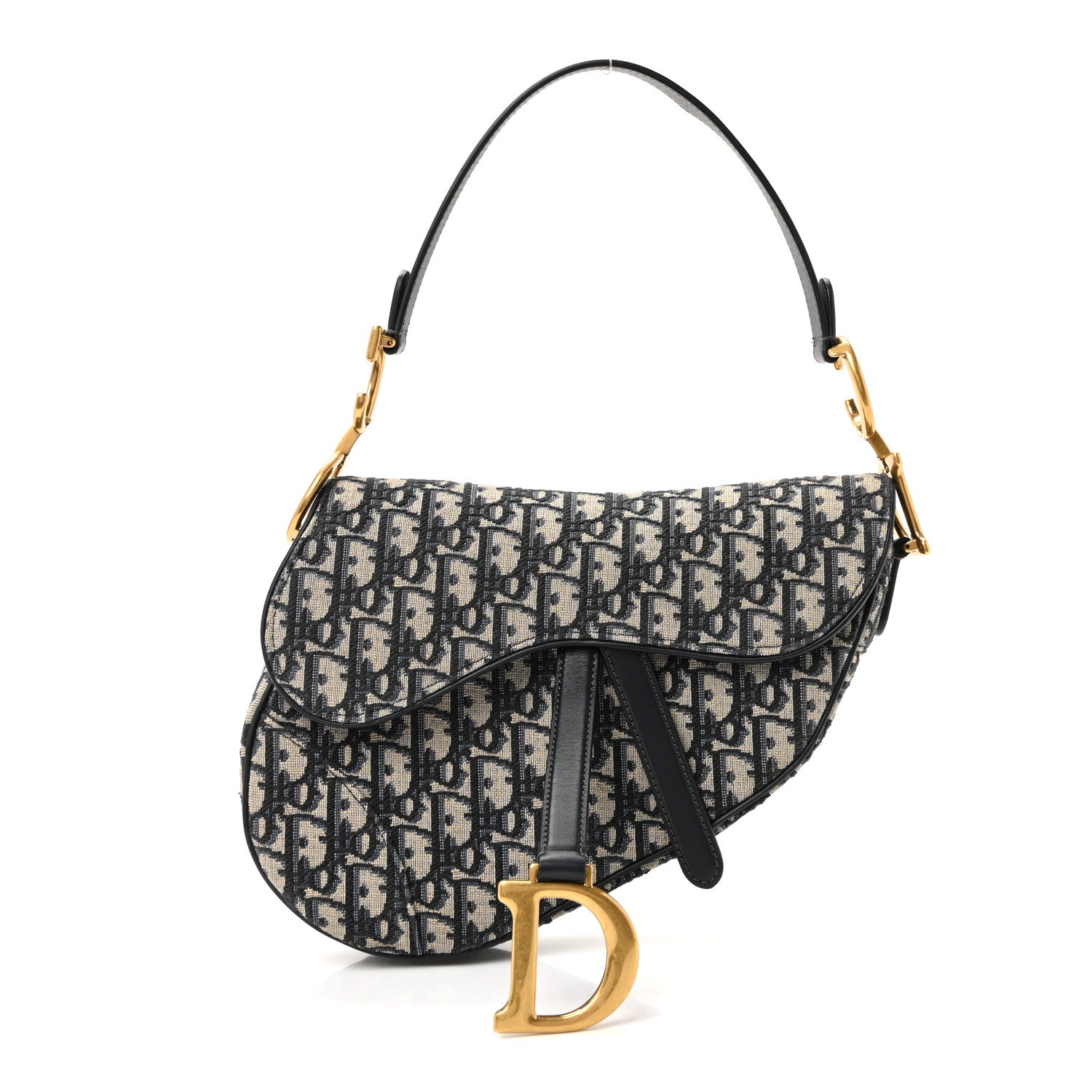 Oblique Saddle Bag Blue