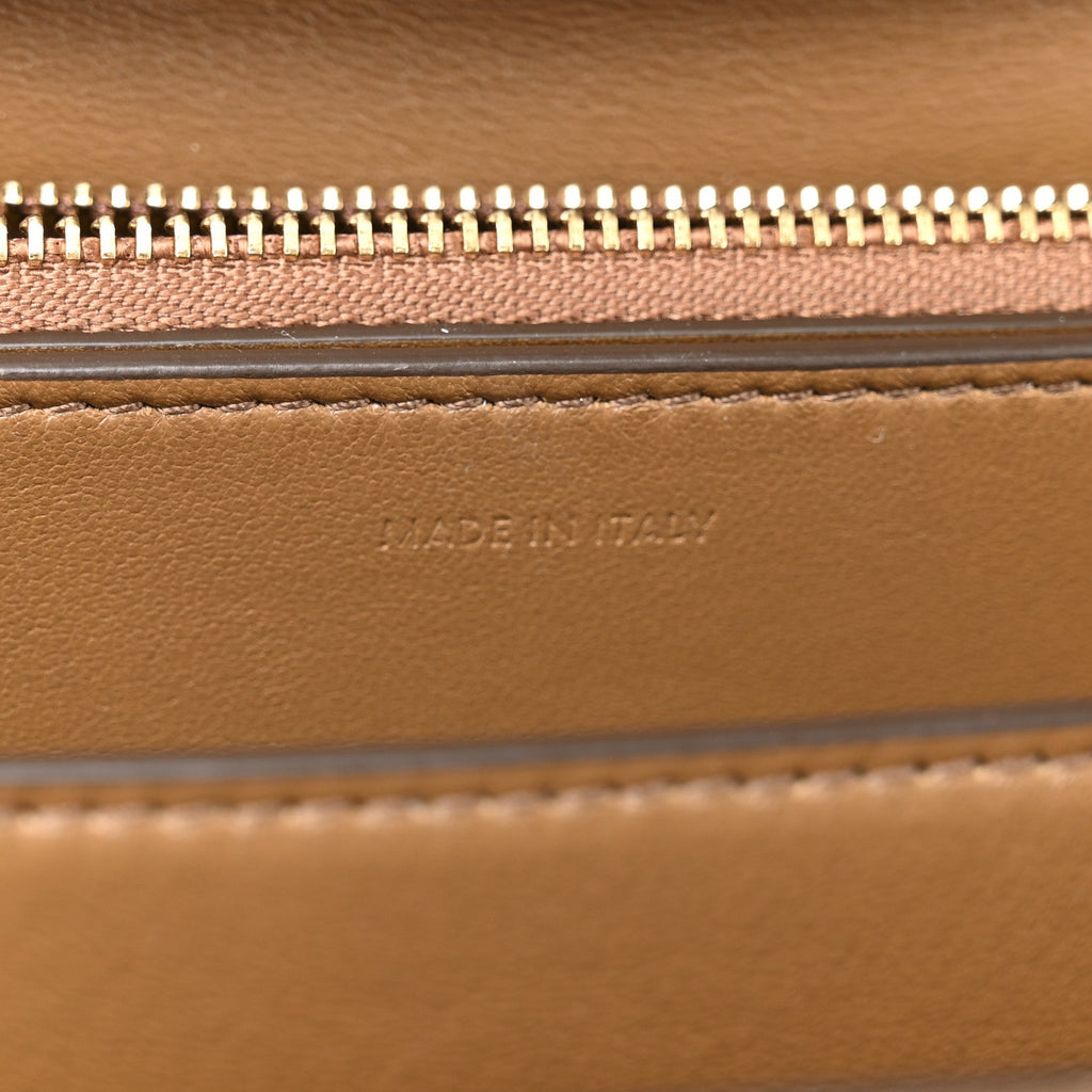 Box Calfskin Medium Classic Box Flap Bag  Camel