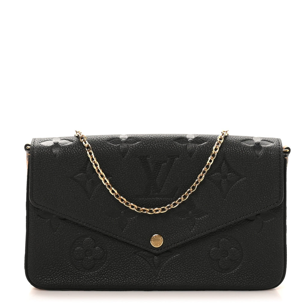 Empreinte Monogram Giant Wild At Heart Felicie Pochette Black