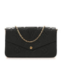 Empreinte Monogram Giant Wild At Heart Felicie Pochette Black