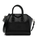 Shiny Lord Calfskin Mini Antigona Black