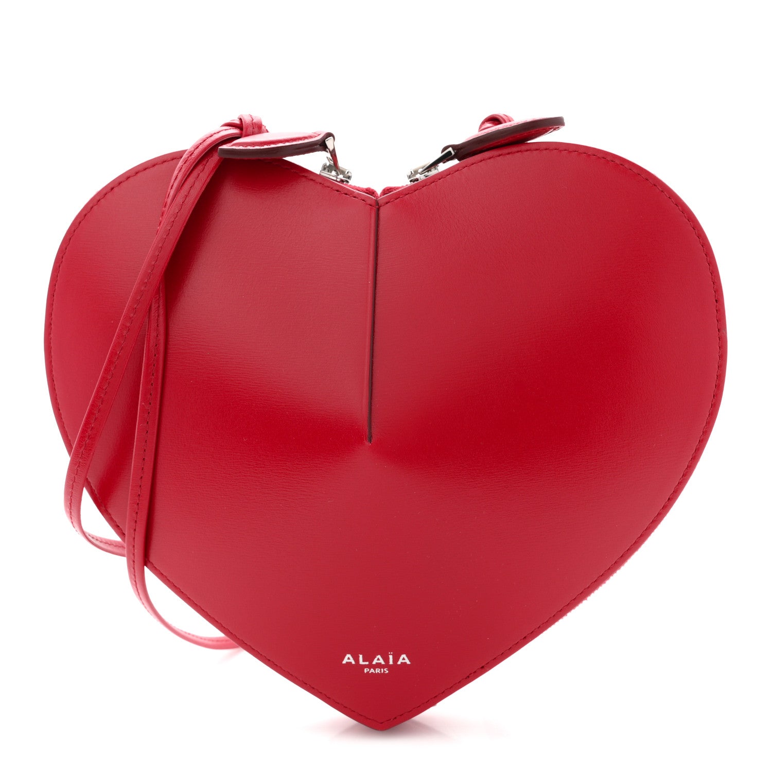 Lux Calfskin Le Coeur Bag Lacquer Red